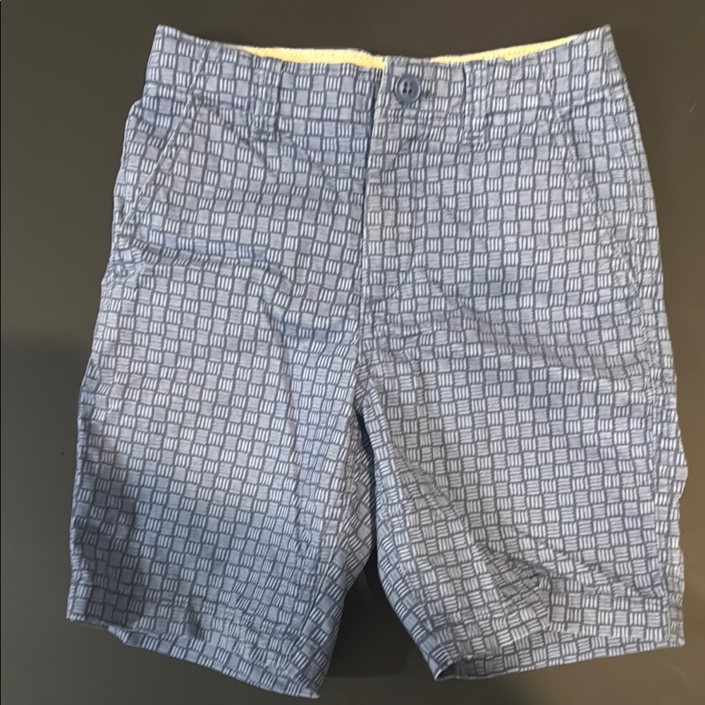 GAP Blue Casual Shorts with Subtle Pattern Boy size 8 Great condition